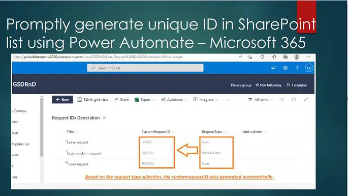 Promptly generate unique ID in SharePoint list using Power Automate – Microsoft 365