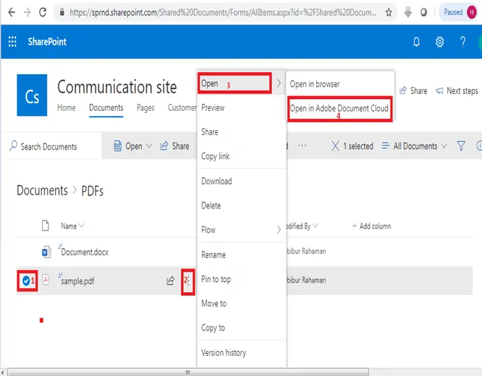 SharePoint Online - O365: How to Edit PDF File in SharePoint Online ...