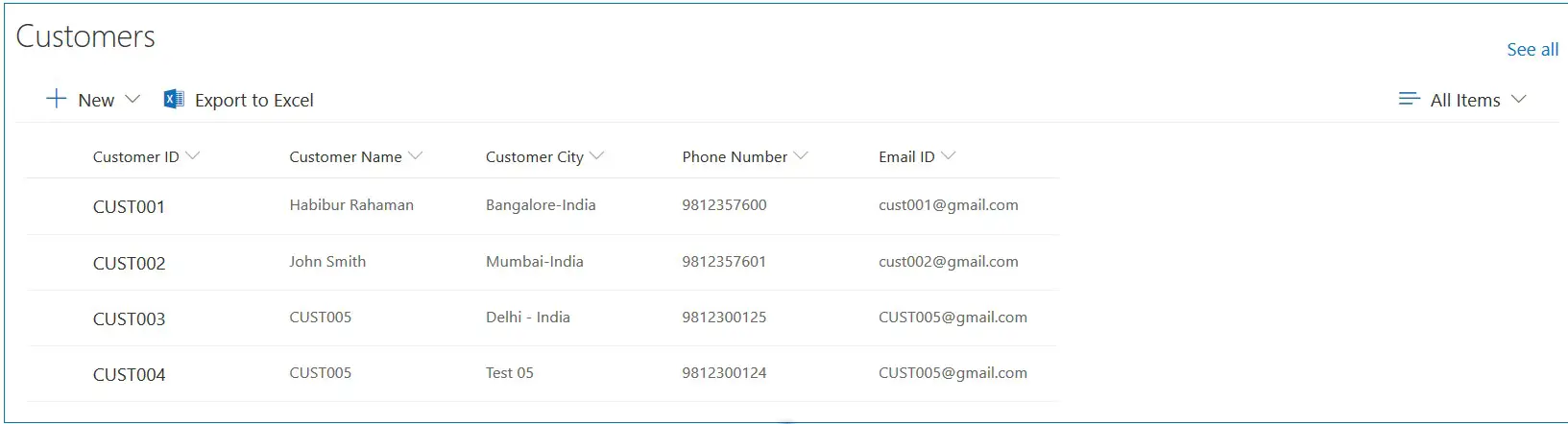 Display SharePoint list item using list view web part in SharePoint Online