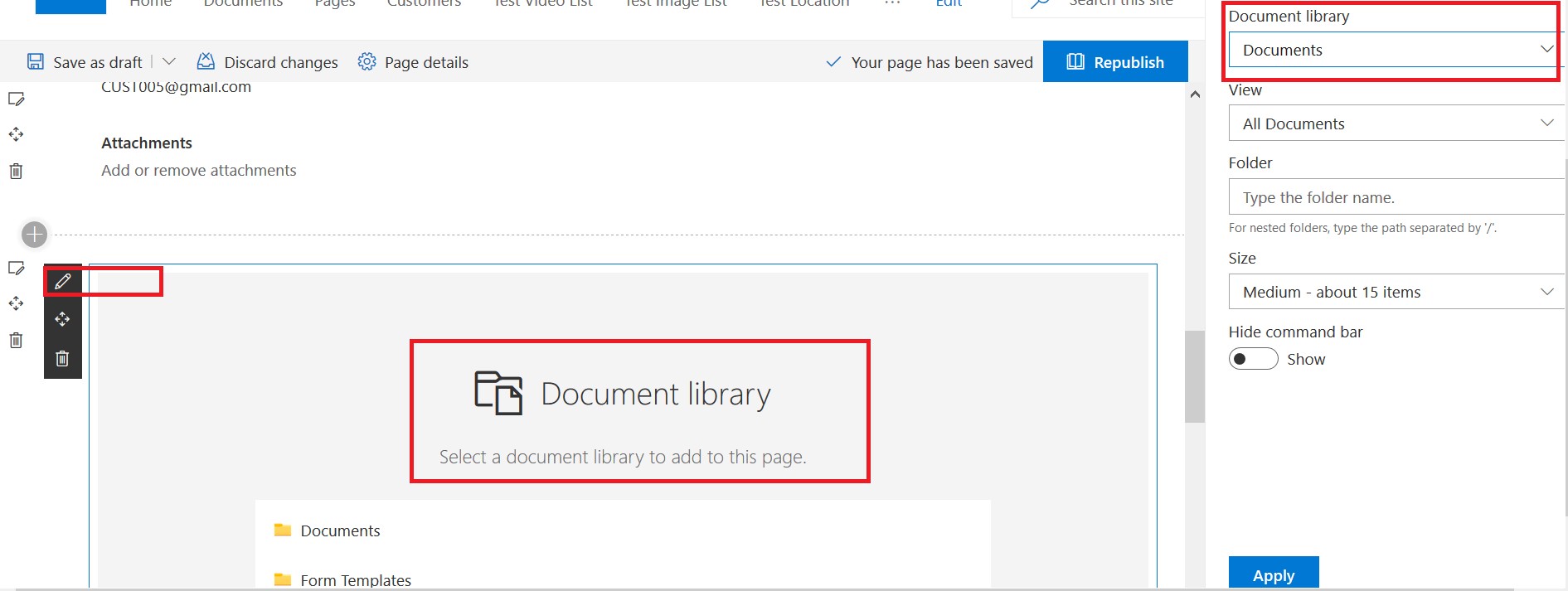 Connect a File viewer web part to a Document library web part(show selected file)
