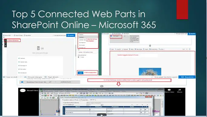 Top 5 Connected Web Parts in SharePoint Online – Microsoft 365