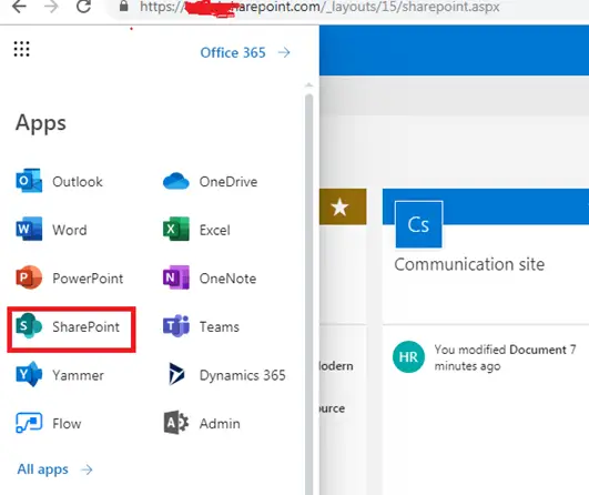 Personal navigation in SharePoint online - navigation in modern SharePoint Online