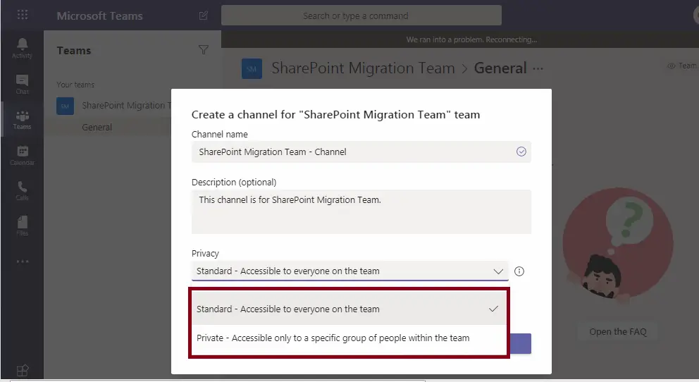 Microsoft Teams-Channel-SharePoint Integration2