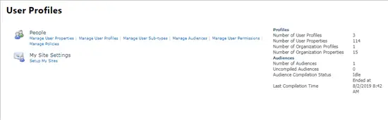 User Profiles - SharePoint admin center - Office 365 - Microsoft 365 admin center