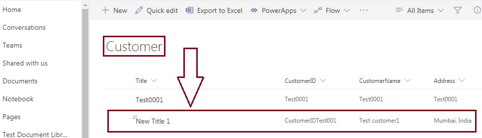 New item is added to SharePoint online list: SharePoint REST API - create new item in the list using Postman