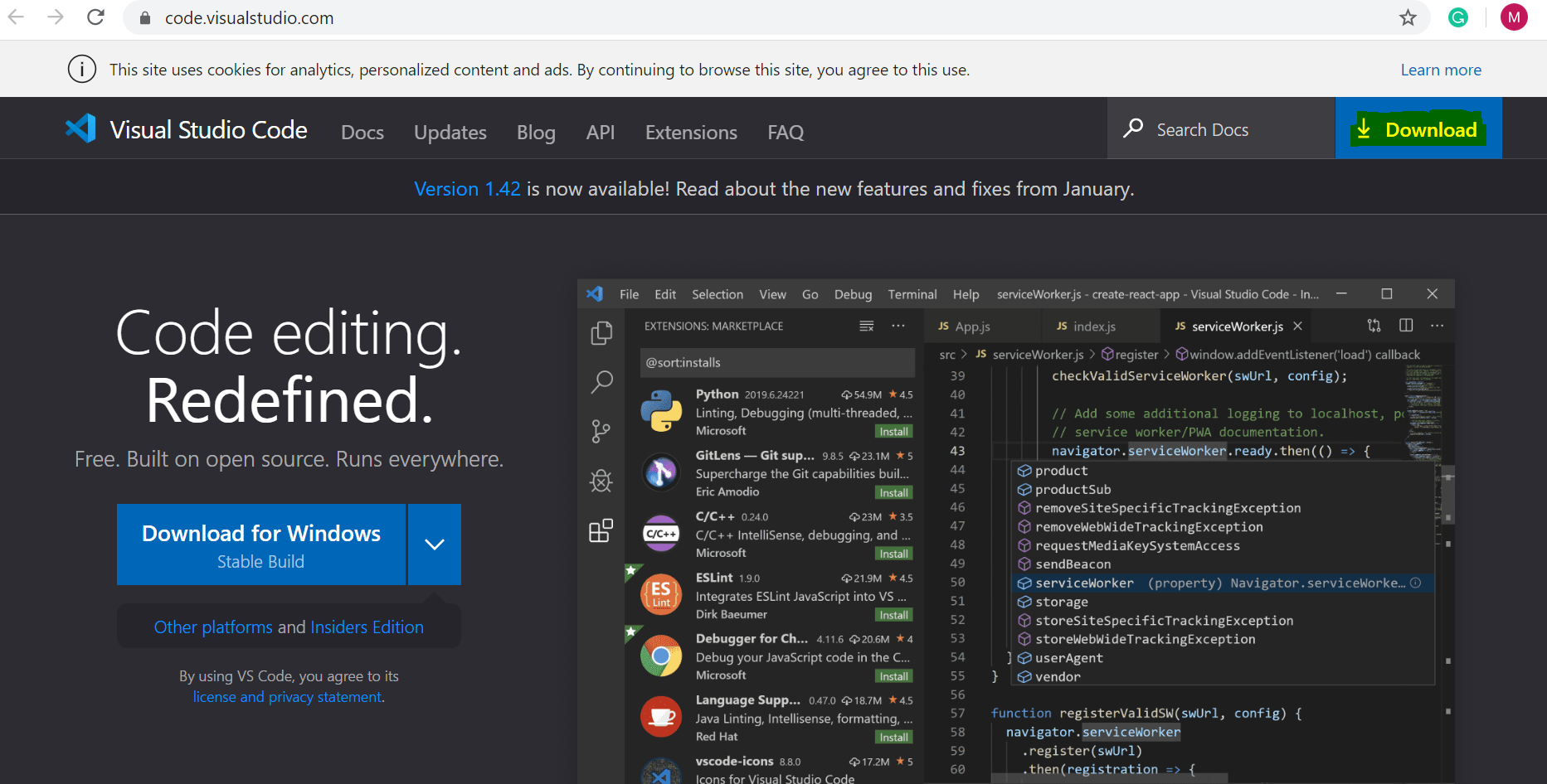 Install Visual Studio Code Editor
