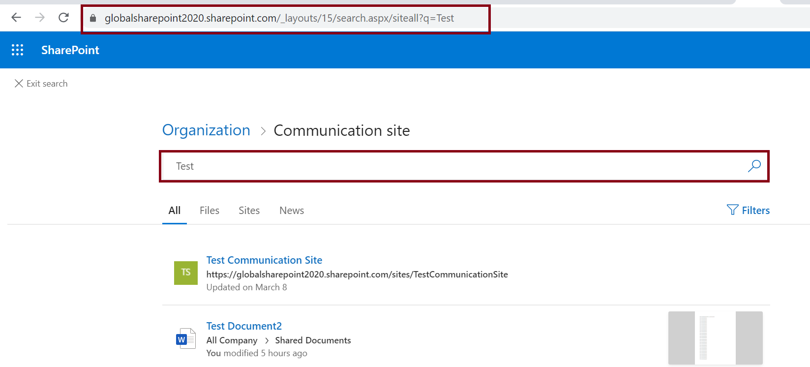 Custom search result page in SharePoint Online - SPFx PnP Modern Search ...