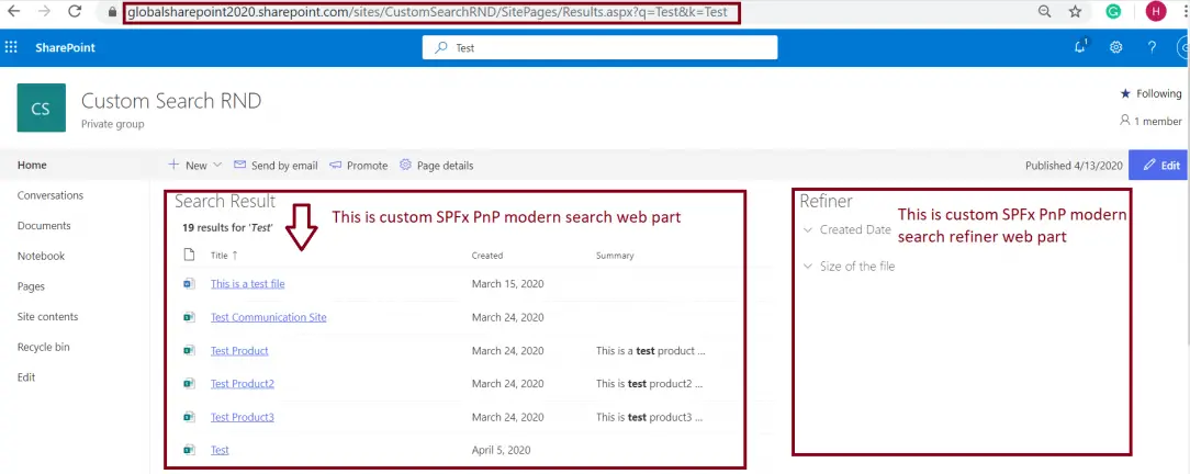 How To Set Up Your First Pnp Search Page Explained Deploy Modern Web ...