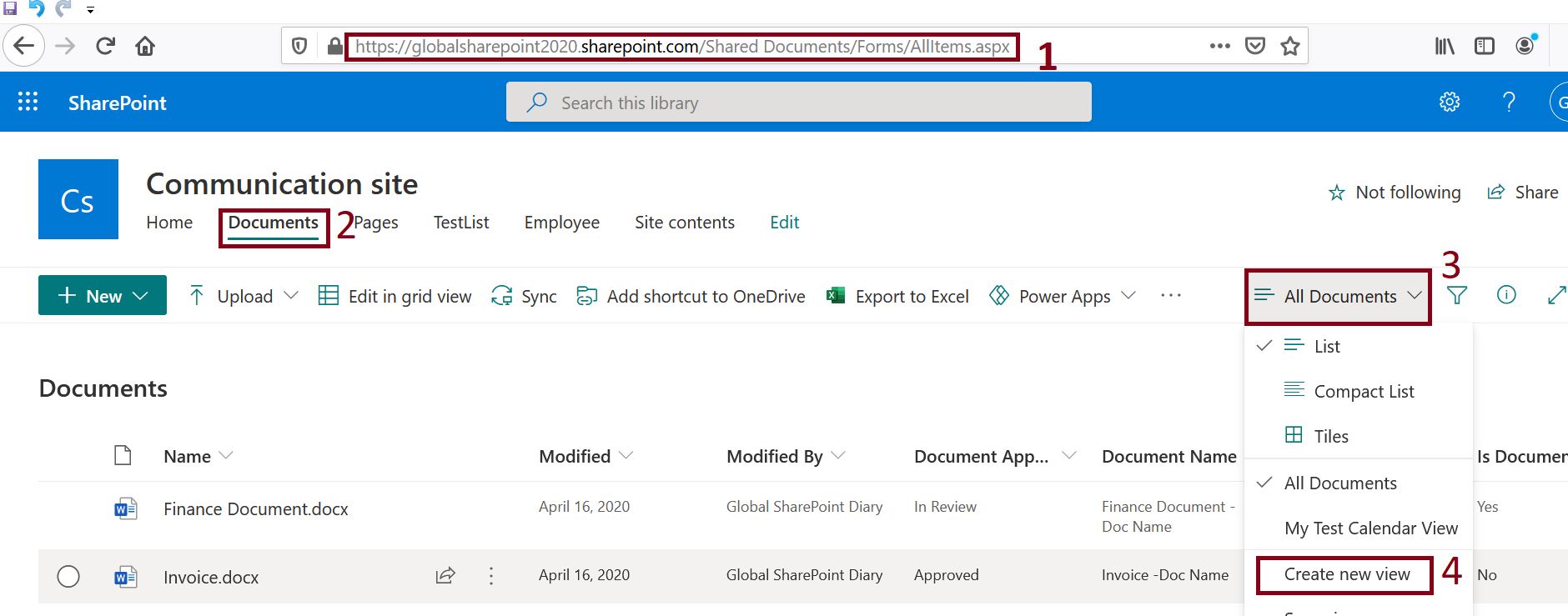 Calendar view in SharePoint online Create calendar view on any list or