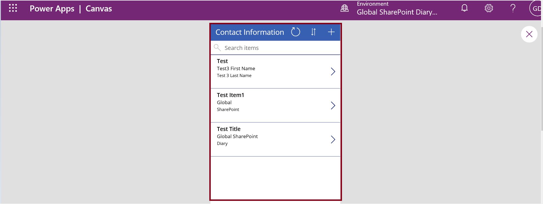CRUD Operation in PowerApps Using SharePoint list