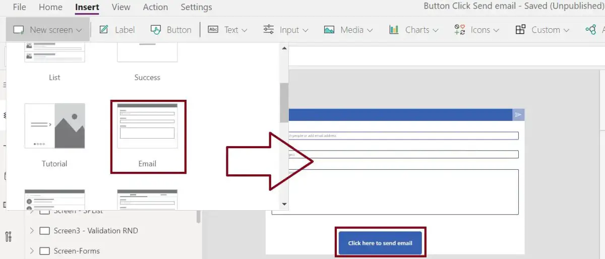 PowerApps send email from button click Global SharePoint Diary