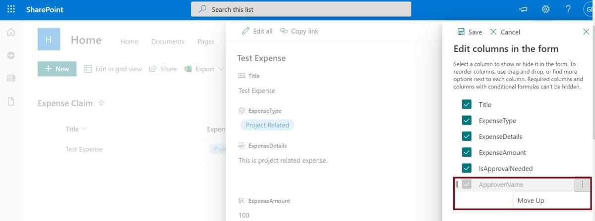 Conditionally show or hide columns in a SharePoint list - Global SharePoint