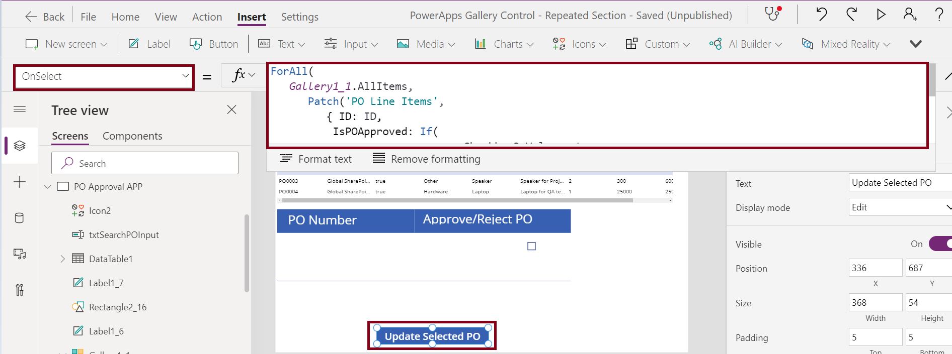 Best way PowerApps bulk update using ForAll patch function - 3 Steps ...