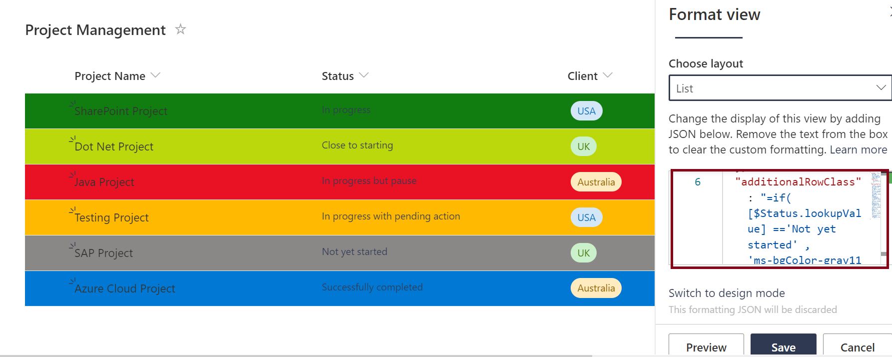 sharepoint-online-conditional-row-formatting-based-on-a-lookup-column