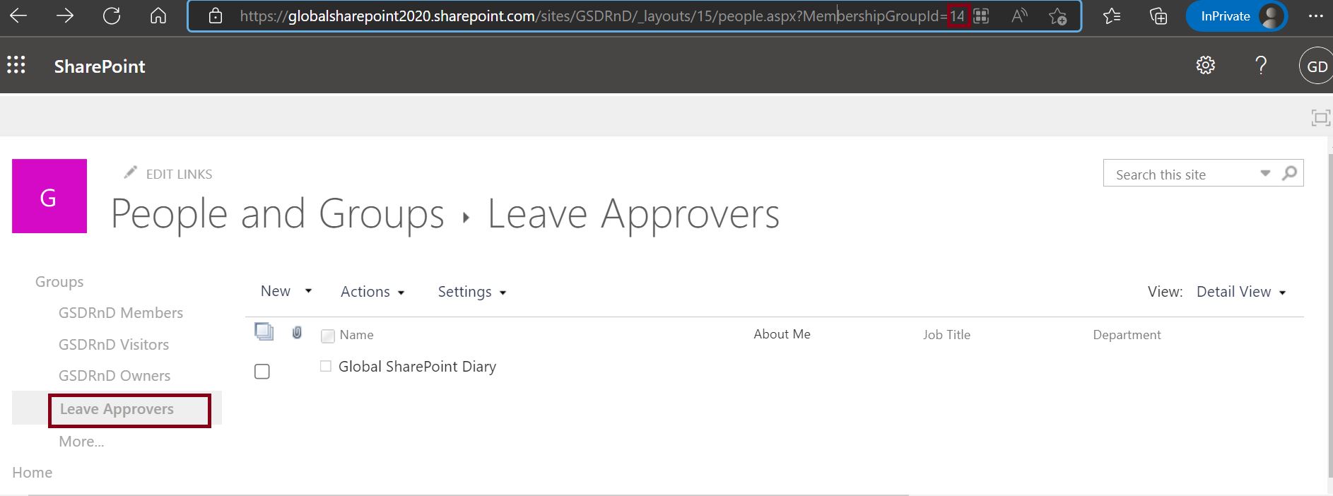 How to find SharePoint group ID - Item level permissions in SharePoint Online list