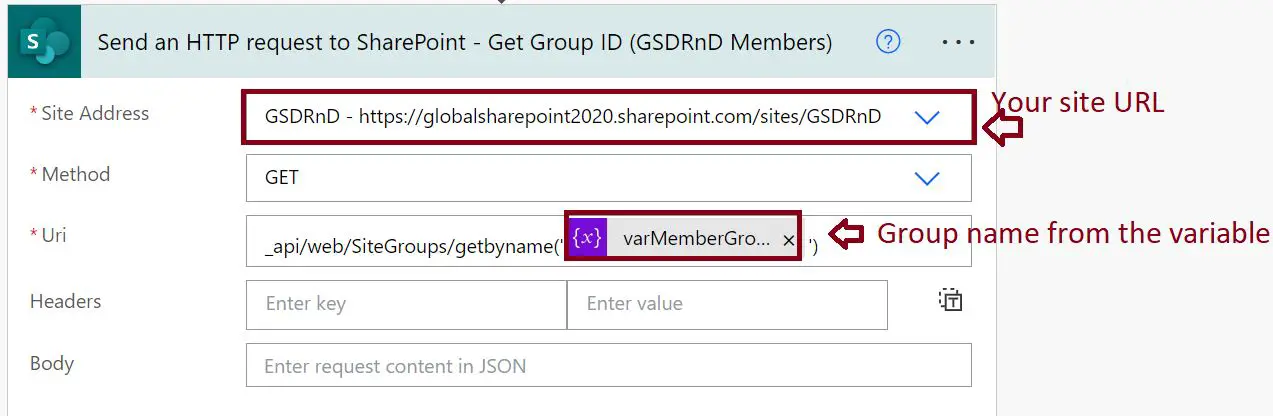 Item level permissions in SharePoint Online list - Get Group Details using SharePoint API