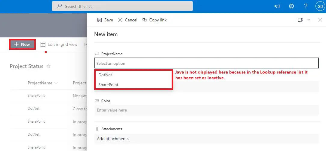 Filter lookup column dropdown value in SharePoint Online list