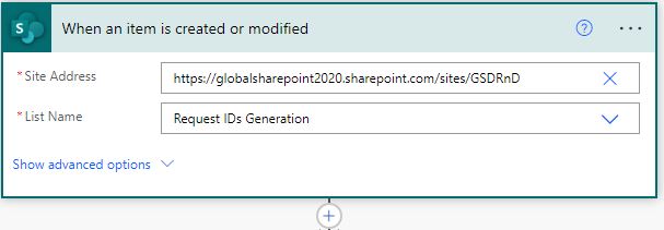 When an item is created or modified - Generate unique ID in SharePoint list