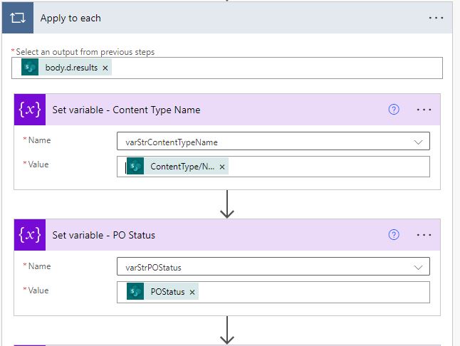 For each loop in Power Automate in Send an HTTP request to SharePoint filter Get items results - Part 1
