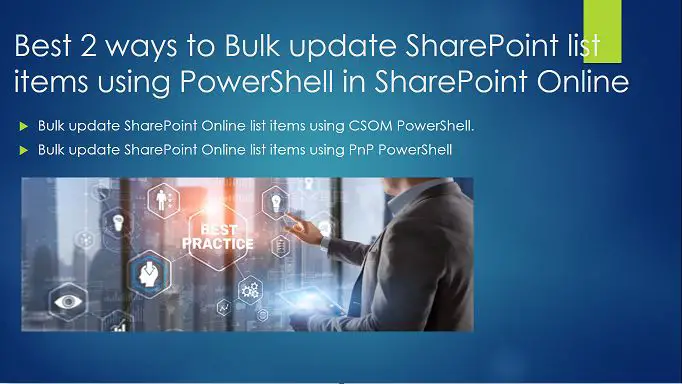 bulk update sharepoint list from excel power automate